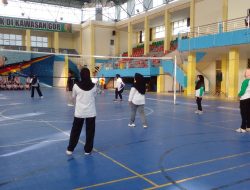 Meriahkan HUT RI Ke 80, Dispora Gelar Bola Volly Gembira Antar OPD-BUMD se Kota Solok