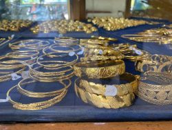 Harga emas UBS-Galeri24-Antam di Pegadaian kompak naik